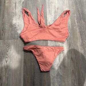 Four Three Seven Pink Bikini Set
